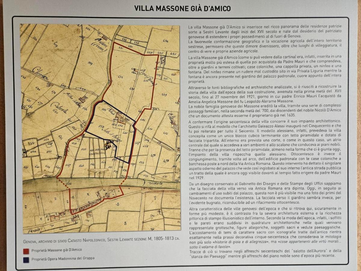 Villa Glauer - D'Amico Sestri Levante Eksteriør billede